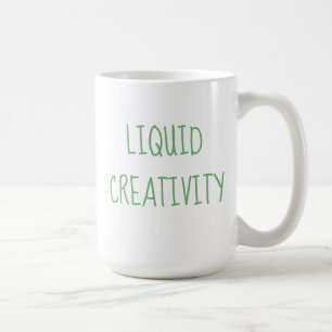 Flytande kreativitetskaffe Humor Mugg