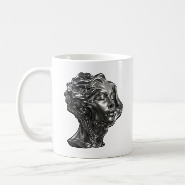 Flytande kromgudinna kaffemugg (Vänster)