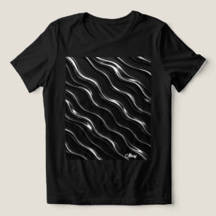 Flytande kromrörelsemönster   Futuristiska dam- T Shirt