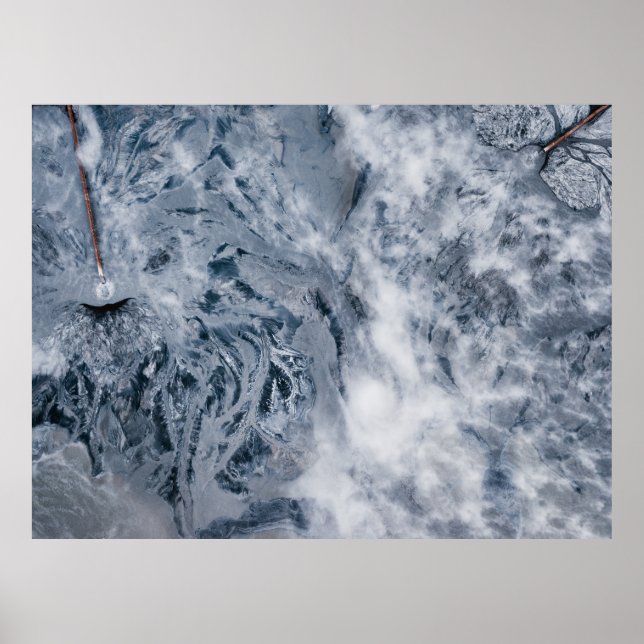 Flytande kropp i vatten poster (Framsidan)