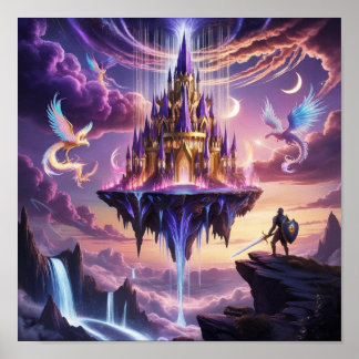 Flytande Kungariket Poster - Fantasy Art