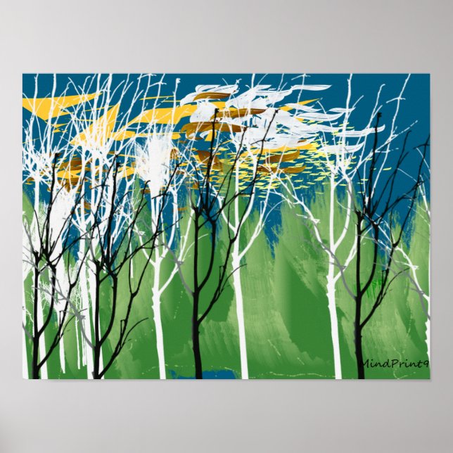 Flytande Löv Poster (Framsidan)