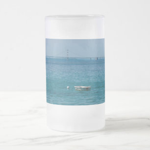 Flytande Mackinac Frostad Glas Ölmugg Frostat Ölglas