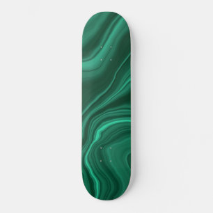 Flytande Malakit Dream #1 #gem #dekor #art  Mini Skateboard Bräda 18,5 Cm