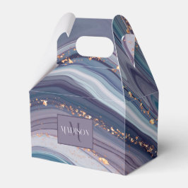 Flytande marmorerad presentaskar