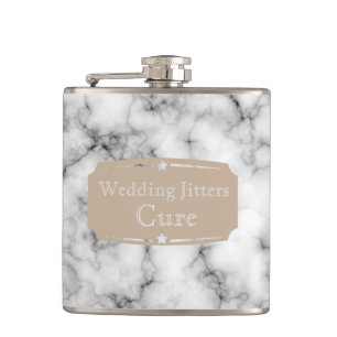 Flytande moder Bröllop Jitters Cure Marble mönster Fickplunta