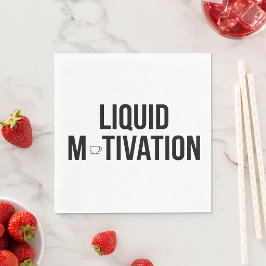Flytande motivation Modern koffeinmissbrukare Pappersservett