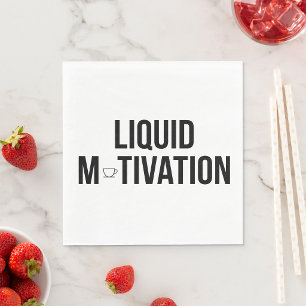 Flytande motivation Modern koffeinmissbrukare  Pappersservett