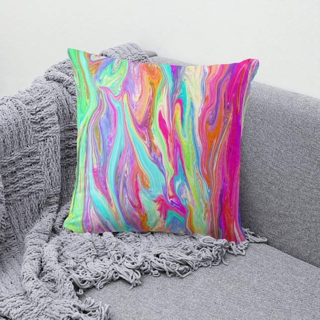 Flytande Neon Pillows Färg Kudde (Skapare uppladdad)