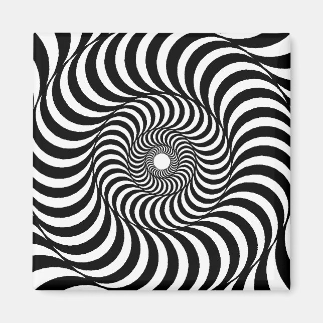 flytande - Op Art Magnet (Framsidan)