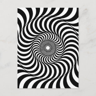 flytande - Op Art Vykort