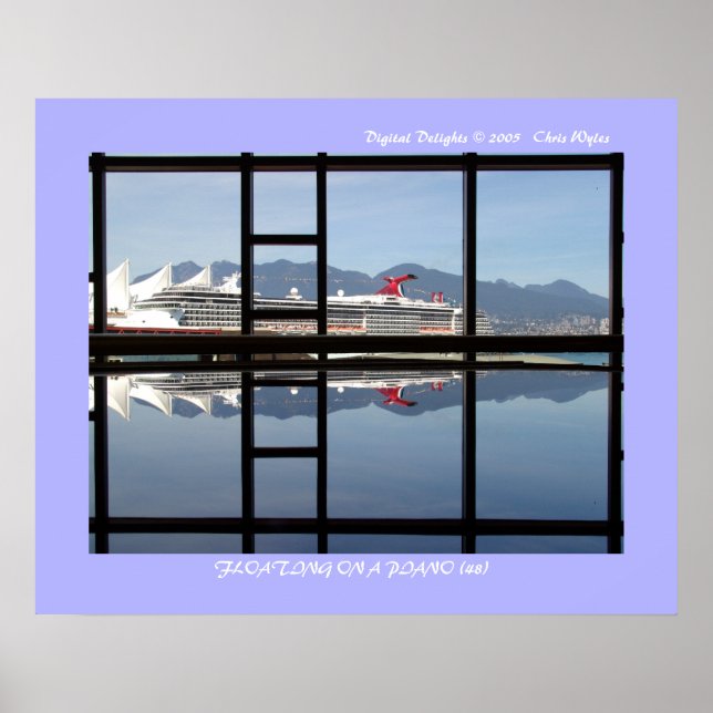 "FLYTANDE PÅ EN PIANO (48)" POSTER (Framsidan)