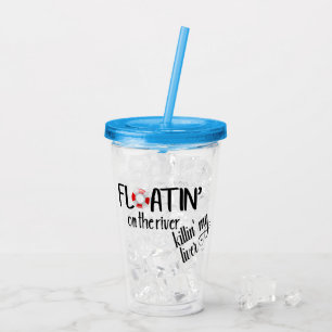 Flytande på floden dödar min lever Tubing Take Away Mugg