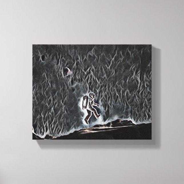 "Flytande på upptäckt: A Scientists resa" Canvastryck (Framsida)