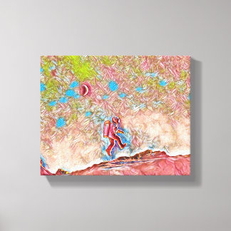 Flytande på upptäckt: En forskares resa Canvastryck