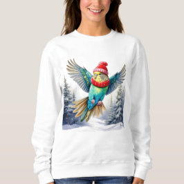 Flytande parakeet i Helgdag Hat och Scarf T Shirt