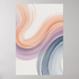 Flytande pasteller poster