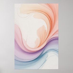 Flytande pasteller poster