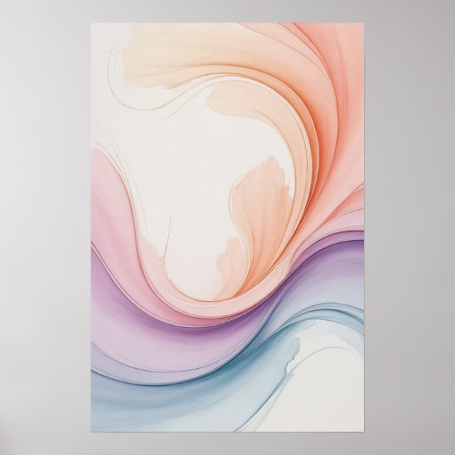 Flytande pasteller poster (Framsidan)