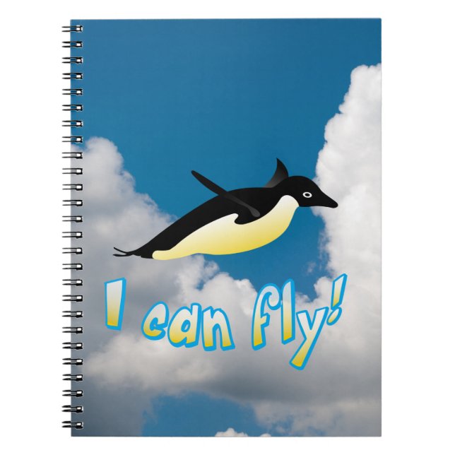 Flytande penguin anteckningsbok (Framsidan)