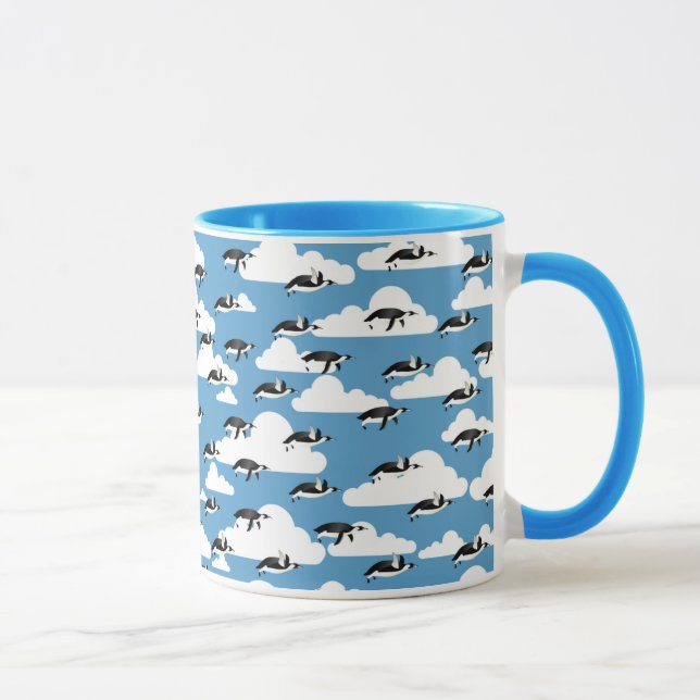 Flytande Penguins Mugg (Höger)