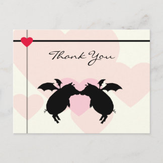 Flytande piggier vykort