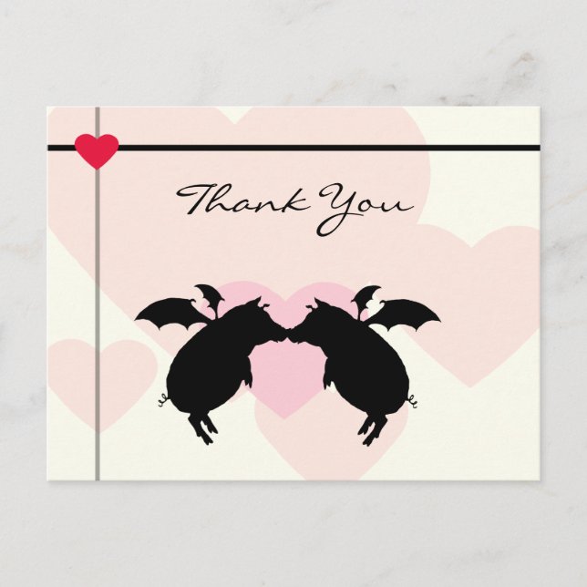 Flytande piggier vykort (Framsida)