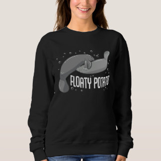 Flytande Potatis Manat Söt Sjöko Djur T Shirt