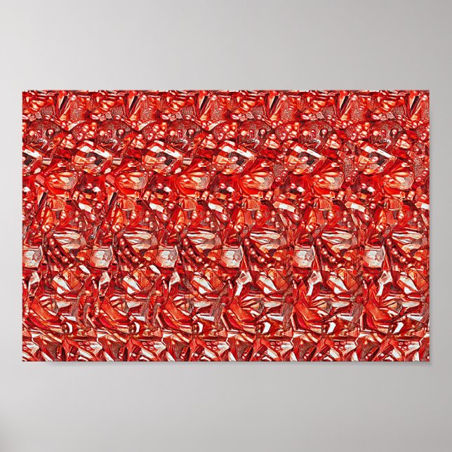 Flytande puckel - Gömt 3D-utskrift Poster (Framsidan)