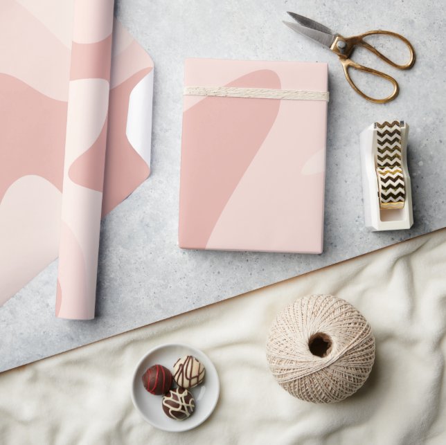 Flytande räfflar MUT-Rosa Presentpapper (Hantverk)