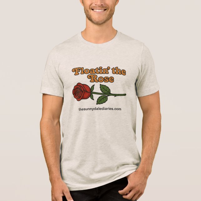 Flytande Rose Sunnydale-dagböcker t-shirt (Framsida)
