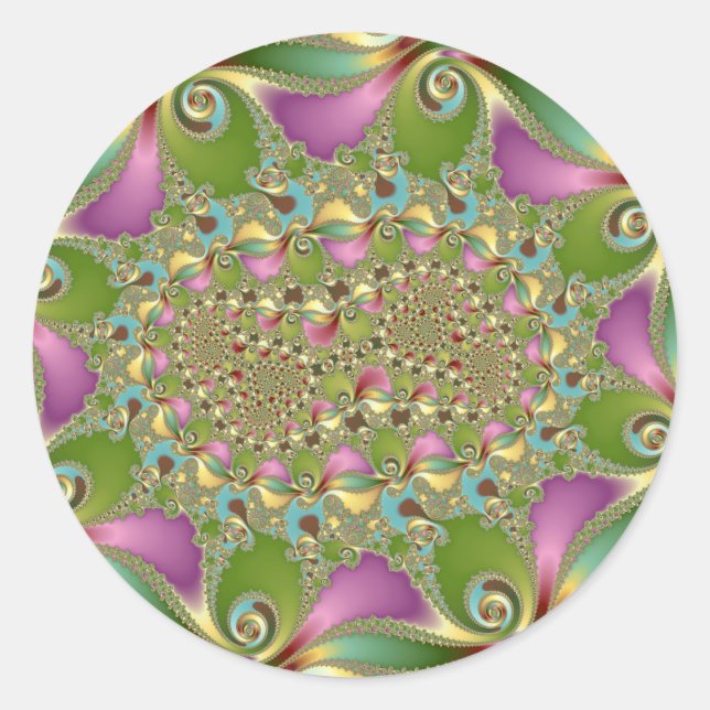 Flytande Runt Klistermärke (Framsida)