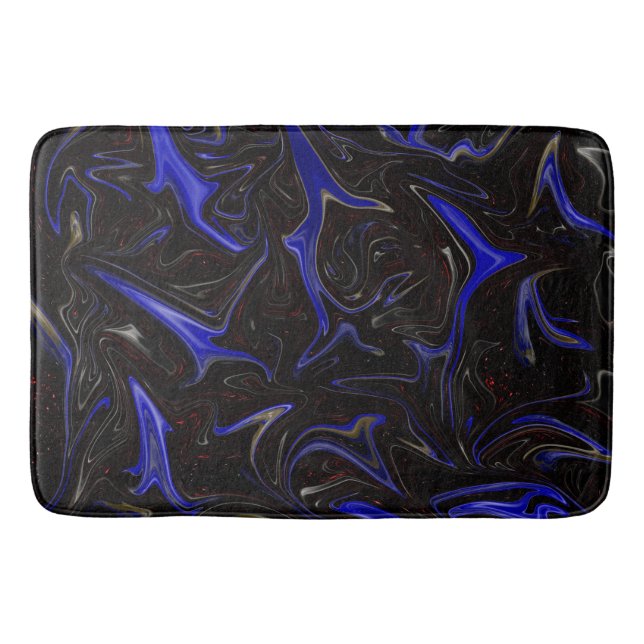 Flytande Rymden Mönster. Badrumsmatta (Framsidan)