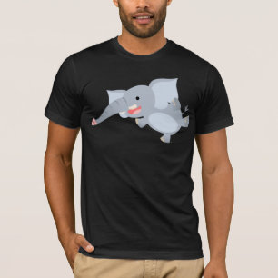 Flytande serieelefant T-shirt