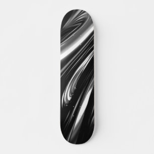 Flytande Silver Metall Mini Skateboard Bräda 18,5 Cm