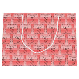 Flytande Skönhet Korall Horisontell Presentpåse