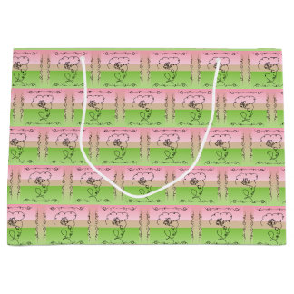 Flytande Skönhet Pion Horisontell Presentpåse