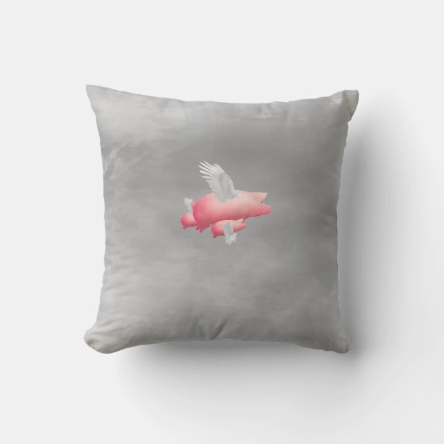 Flytande smågrisar kudde (Framsida)