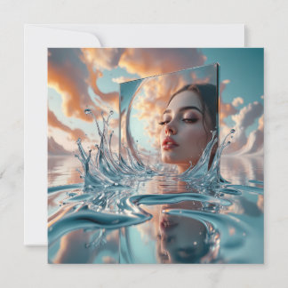 flytande spegel-panelhöjningar från ett lugn hav