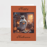 Flytande spökvask Halloween-kort