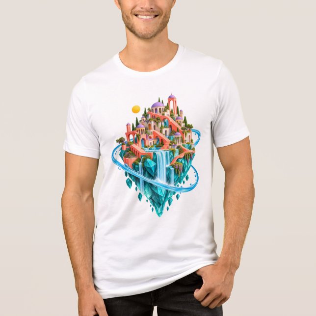 Flytande Stad T-Shirt (Framsida)