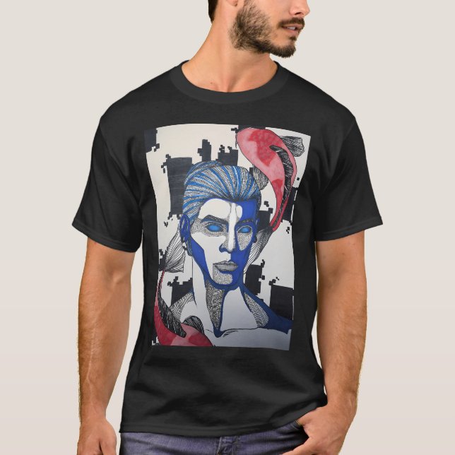 Flytande Tankar T Shirt (Framsida)