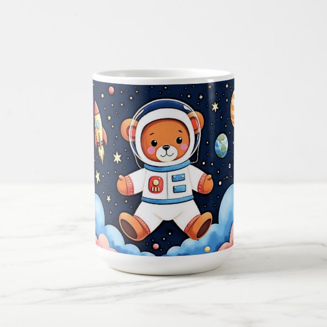 Flytande Teddy Astronaut Kaffemugg (Center)