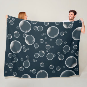 Flytande tuggbubblor Tömning Blanket Soap Bubbles Fleecefilt