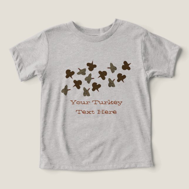 Flytande turkoner t shirt (Design Framsida)