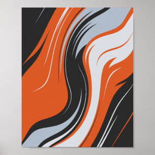 Flytande Vågar av energi Poster