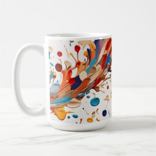 Flytande Vågar i Färg Kaffemugg