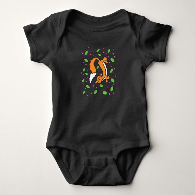 Flytande vårbris Rävrä Baby Top T Shirt (Framsida)