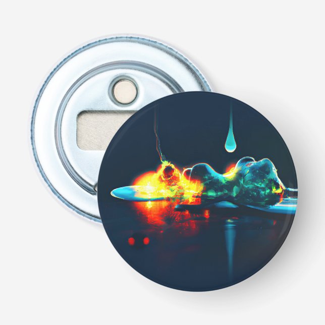 Flytande vätskeavdropp flasköppnare (Framsidan)