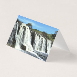 Flytande vatten från Hopkins Falls välkomstkort Kort